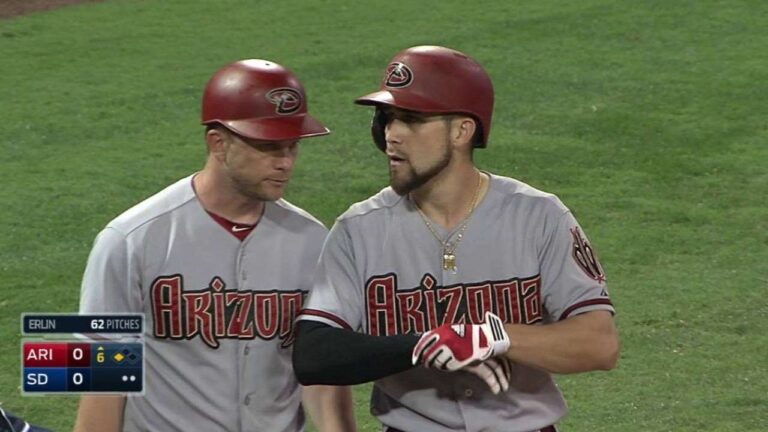 ARI@SD: Incirate triples to record D-backs' first hit
