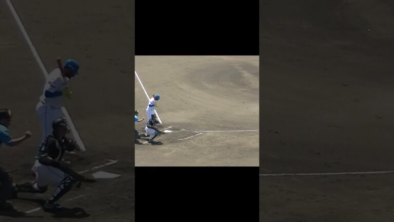 レイエスを見逃し三振に仕留めるロッテ中森俊介（2024年6月5日 日本ハムファイターズ 対 千葉ロッテマリーンズ イースタン公式）