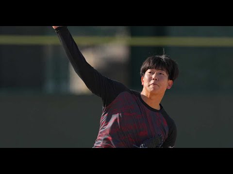 H91- 巨人から移籍の阪神・畠世周、自主トレ公開「今までジャイアンツで教わったことはここでしっかり発揮できたらチャンスはある」