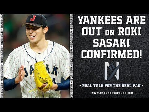 速報: ヤンキース、佐々木朗希選手を解雇