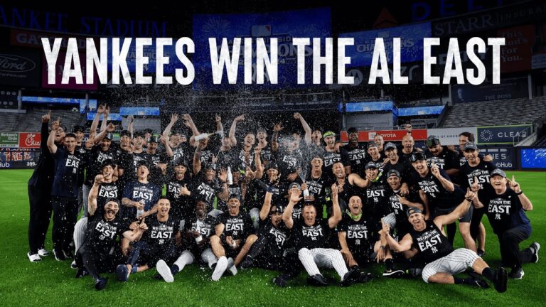 ヤンキースがア・リーグ東地区優勝を決める |ニューヨーク・ヤンキース 2024