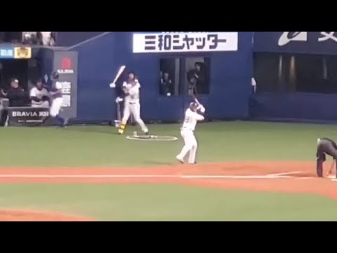 20240306　来田涼斗 第4打席の登場曲【｢LETTER｣／GOKIGEN SOUND】　9回ｳﾗ　ｵﾘｯｸｽ･ﾊﾞﾌｧﾛｰｽﾞ@京ｾﾗﾄﾞｰﾑ大阪･ﾚﾌﾄ外野下段 ｵｰﾌﾟﾝ戦