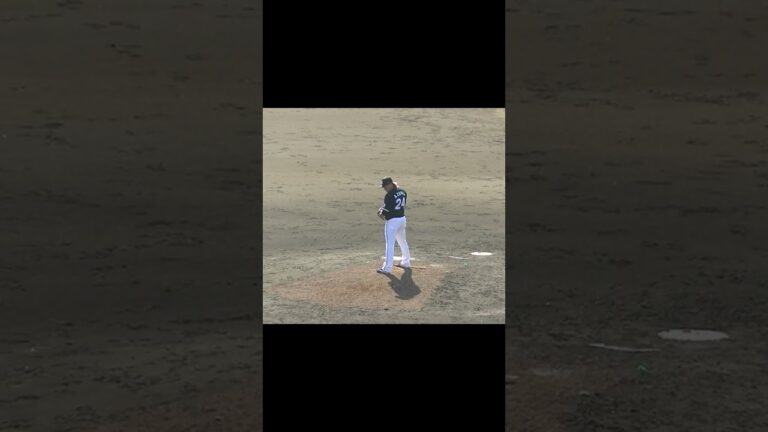 【野球選手フォーム集】ロッテ東妻勇輔の投球フォーム（2024年6月5日 日本ハムファイターズ 対 千葉ロッテマリーンズ イースタン）