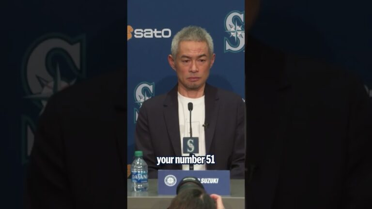 マリナーズがイチローの背番号51番を永久欠番にすることを発表 ⚾ (MLB/Xより)