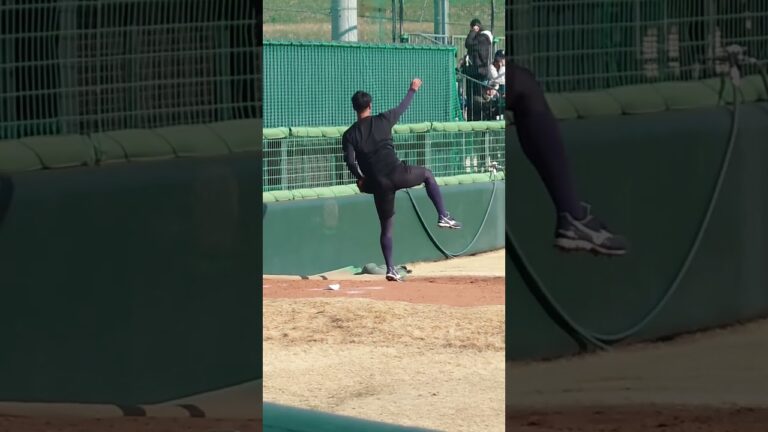 丸山翔大 投手 ブルペン投球 2025.1.28 戸田球場 新人合同自主トレ #ヤクルトスワローズ 丸山翔大
