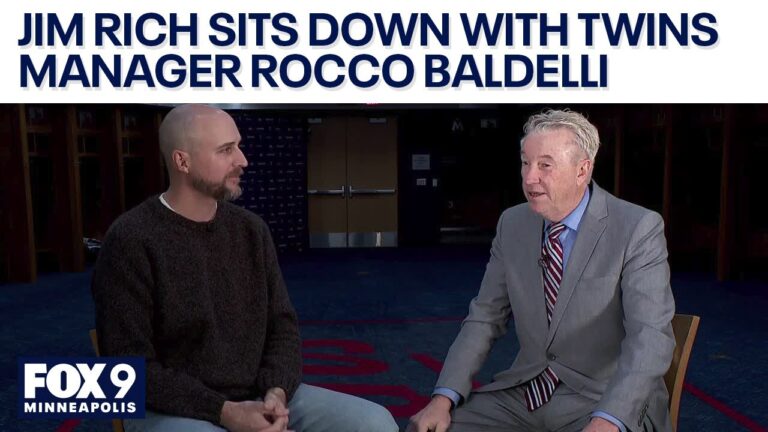 FOX 9's Jim Rich goes 1-on-1 with Twins manager Rocco Baldelli