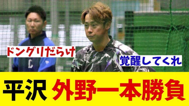 西武・平沢大河の覚悟！！！【野球情報】【2ch 5ch】【なんJ なんG反応】【野球スレ】