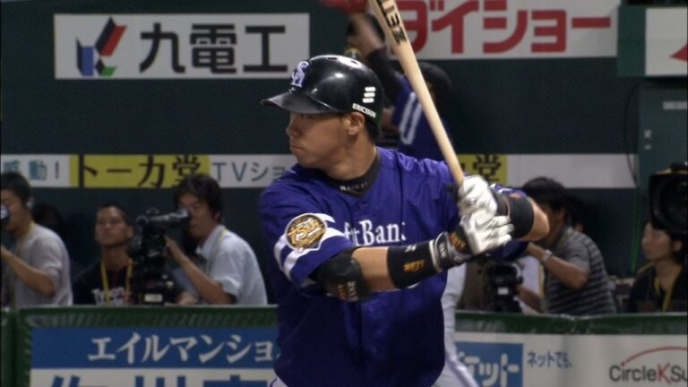 ライナーでスタンドイン！長谷川の第19号先制アーチ 2013.09.26 H-Bs