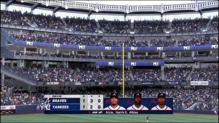 アトランタブレーブスvsヤンキース-MLB The Show 24（ニューヨークヤンキースのブレーブス）