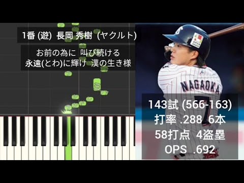 【プロ野球応援歌1-9】 東京ヤクルトスワローズ1-9 2024年
