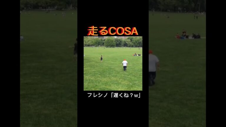 走るCOSAと、笑う佐々木と相馬#cosa #kidfresino #jjj