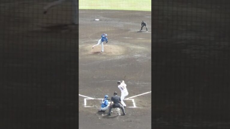 ジャイアンツ秋広優人を三振に仕留める田中 瑛斗 (2軍  読売ジャイアンツ 対 日本ハムファイターズ2022/3/30） #田中瑛斗