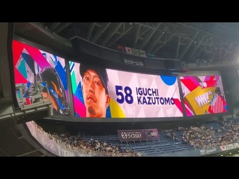 20240602　井口和朋 登板時の登場曲【｢太陽のような人でありたい｣／Bigfumi】　8回表　ｵﾘｯｸｽ･ﾊﾞﾌｧﾛｰｽﾞ@京ｾﾗﾄﾞｰﾑ大阪･ﾚﾌﾄ外野下段 日本生命ｾ･ﾊﾟ交流戦
