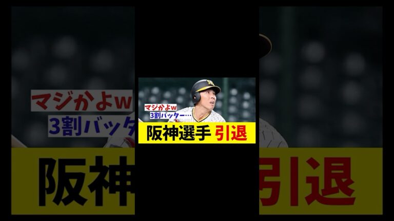 阪神・片山雄哉　引退を決断・・・【野球情報】【2ch 5ch】【なんJ なんG反応】【野球スレ】