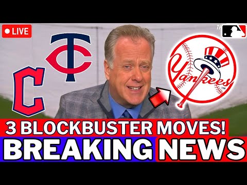 壊れる！ MLBのヤンキースによる3つの衝撃的な動き！ NYを離れる3700万ドルの星？ヤンキースのニュース