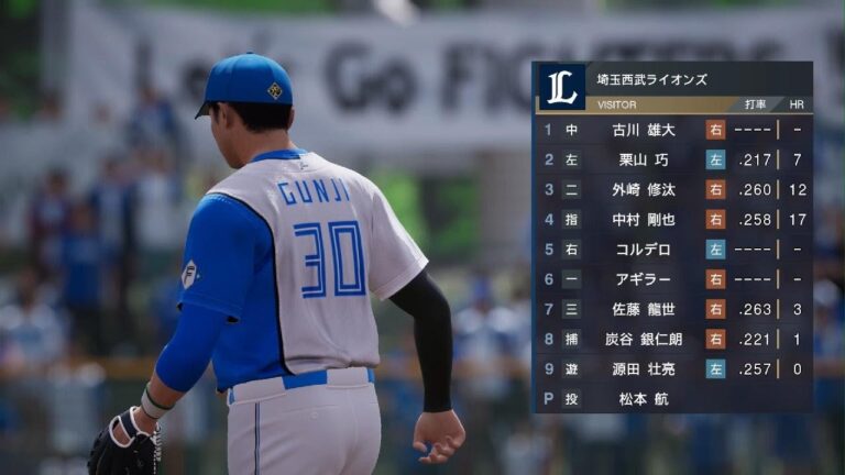 プロ野球スピリッツ2024-2025 2024年3月7日(木) 日本ハムVS西武(鎌ヶ谷スタジアム)
