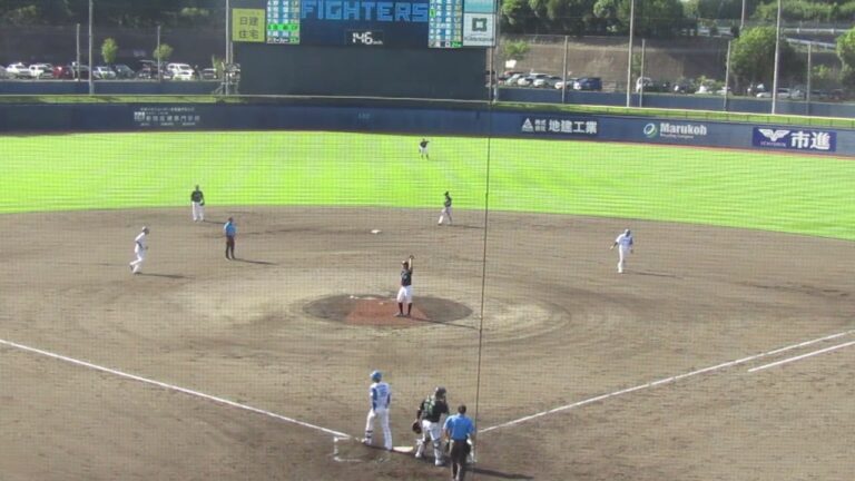 日ハム宮崎一樹を三振にとる阪口皓亮（2024年9月4日 日本ハムファイターズ 対 ヤクルトスワローズ）