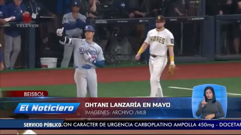 Shohei Ohtani podría volver a lanzar en mayo - El Noticiero emisión meridiana 03/02/25