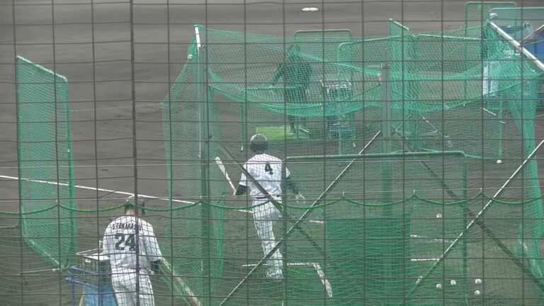 西川僚祐選手(元 千葉ロッテマリーンズ) フリーバッティング くふうハヤテベンチャーズ キャンプ  2025/2/3
