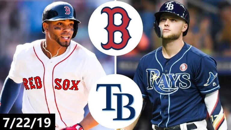 ボストンレッドソックスvsタンパベイレイズハイライト| 2019年7月22日（2019 MLBシーズン）