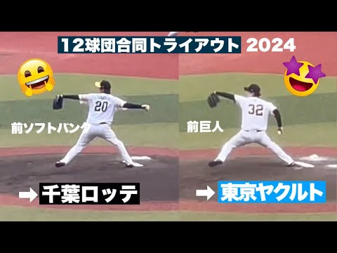 【トライアウト】最速151キロ☹️巨人戦力外の投手に獲得球団が現れました！