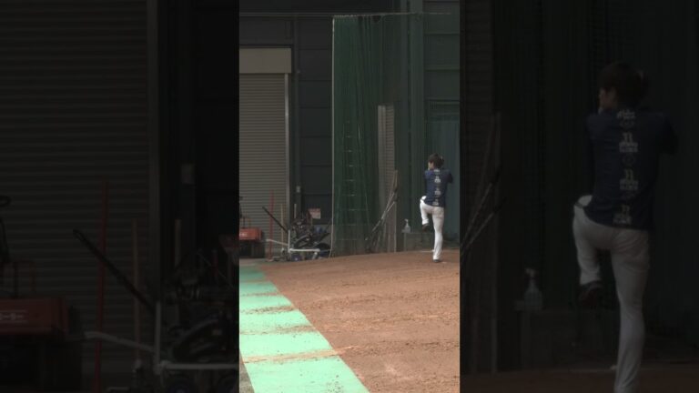 リリースポイントが高い山岡泰輔投手#オリックスバファローズ #山岡泰輔
