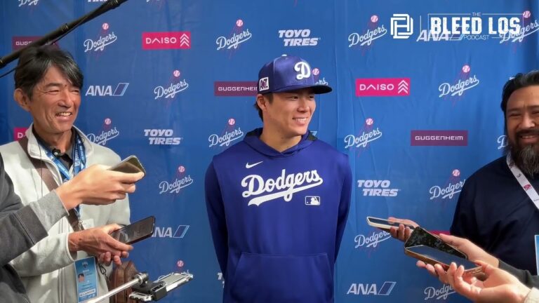 ドジャース開幕投手、山本由伸の日本語一問一答！ついに噂のワンちゃん情報も解禁！？