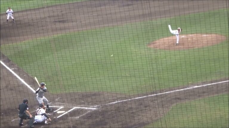 巨人2・3軍紅白戦・園田純規、6回表のピッチング