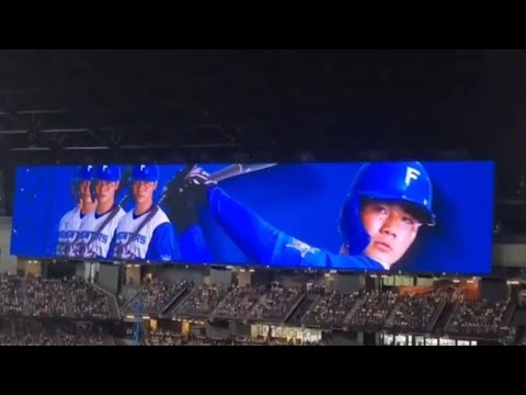 20230805　清宮幸太郎 ﾁｬﾝｽ登場曲【｢I Was Born To Love You｣／QUEEN】　3回ｳﾗ　北海道日本ﾊﾑﾌｧｲﾀｰｽﾞ@ｴｽｺﾝﾌｨｰﾙﾄﾞHOKKAIDO･内野3塁側