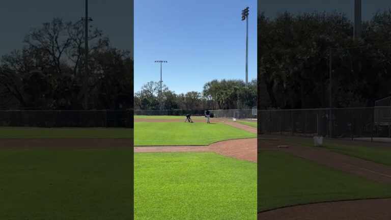 Gerrit Cole getting that work in at Spring Training ⚾️ 🌴 #shorts
