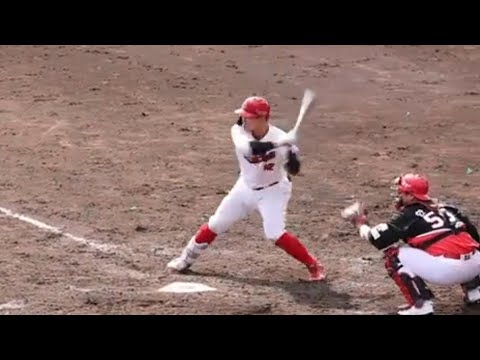 カープ62清水叶人が初の1軍出場目指しアピール❗　広島カープ対起亜タイガース