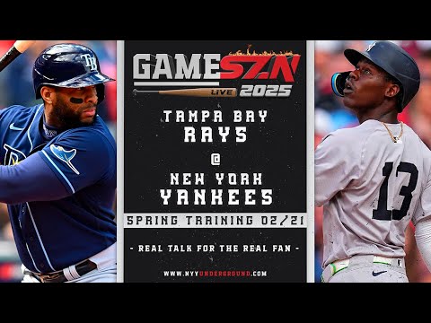 Gameszn Live：Tampa Bay Rays @ New York Yankees-春のオープナー