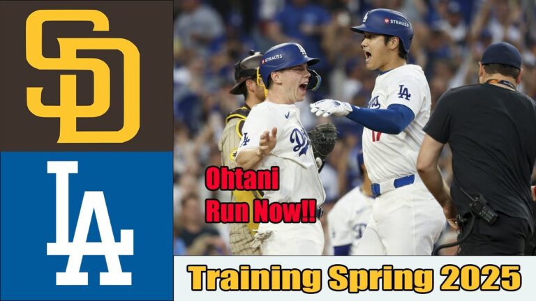 サンディエゴパドレスvsロサンゼルスドジャースフルゲームMLBトレーニング2025年2月23,2025 MLB今日