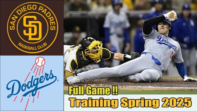 MLBトレーニング2025年春サンディエゴパドレスvsロサンゼルスドジャースフルゲーム2月23,2025 MLB今日