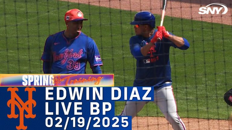 Juan SotoとFrancisco Lindorは、Mets Spring TrainingでEdwin DiazからライブBPを取得します|スナイ