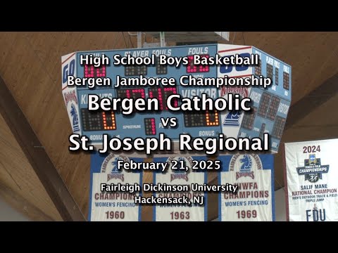 2025 Bergen County Jamboree Championship: Bergen Catholic vs St. Joseph Regional