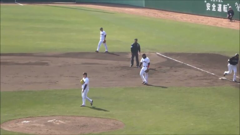 高梨雄平、8回表のピッチング【巨人2軍 vs ホークスB組・練習試合（2025.02.22）】