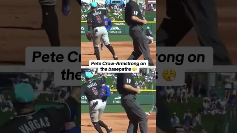最初からホームまで😮‍💨 #teal #mlb #cubs #chicagocubs #springtraining