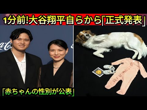【速報】大谷翔平がついに“正式発表”！赤ちゃんの性別公開に真美子夫人が感涙…ファンも祝福の嵐！【MLB／海外の反応  野球インサイダーストーリー