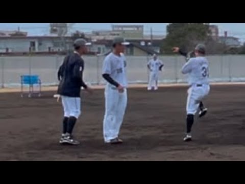 【なんかあったな昨日】守備と声がキレキレの #39大下誠一郎 選手 千葉ロッテマリーンズ 都城キャンプ 2025
