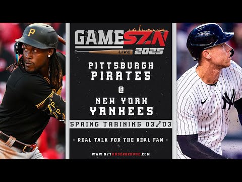 Gameszn Live：Pittsburgh Pirates @ New York Yankees-春のトレーニング03/03