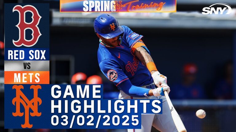 Mets vs Red Sox（3/2/25）|ホセ・シリ、ブレット・バティ|メッツのハイライト|スナイ