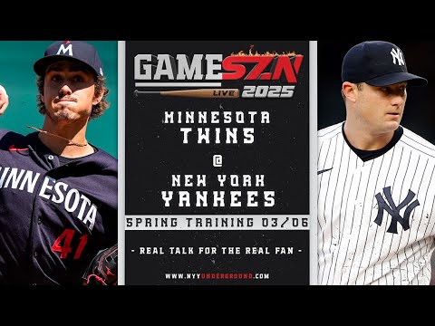 Gameszn Live：ミネソタツインズ @ニューヨークヤンキース - 春のトレーニング03/06