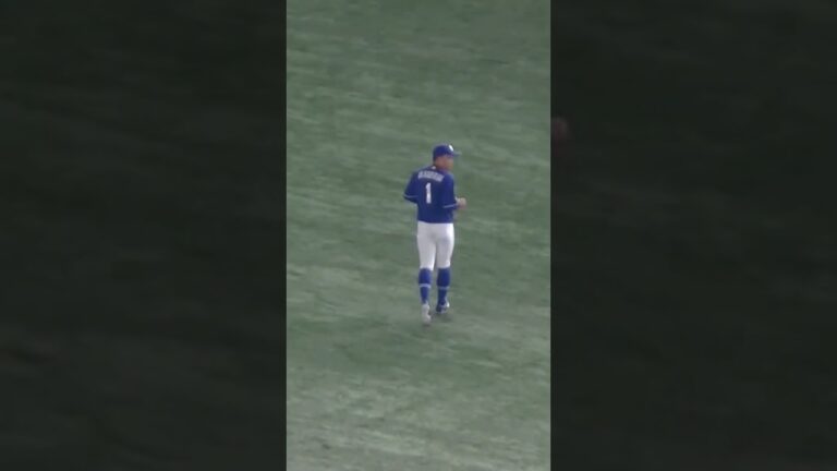【ドラゴンズ】強肩 岡林勇希のスローイング＜読売ジャイアンツ 対 中日ドラゴンズ 2024年4月24日＞