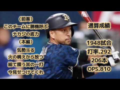 中島宏之2作目【1時間耐久】応援歌 広告なし 作業用 睡眠用 オリックス・バファローズ 前奏あり テンポ変更ver. 中島裕之 ナカジ 廣岡大志 流用