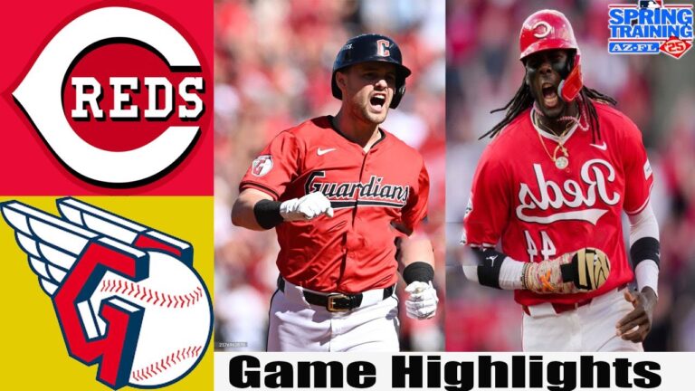 シンシナティレッズvsクリーブランドガーディアンズ  [TODAY] ゲーム1のハイライト| MLBトレーニング2025年春