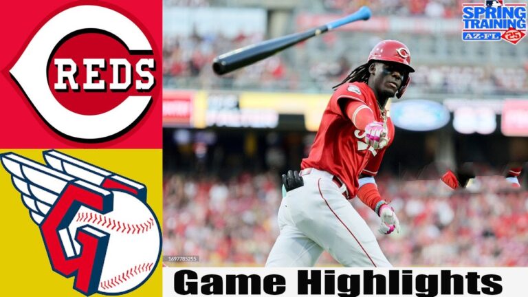 シンシナティレッズvsクリーブランドガーディアンズ  [TODAY] ゲーム1のハイライト| MLBトレーニング2025年春