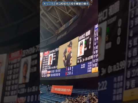 【#オリックスバファローズ 】【#井口和】【#投手練習】