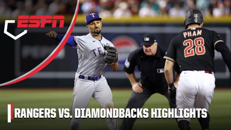 ワールドシリーズゲーム4ハイライト：アリゾナダイヤモンドバックスvs.テキサスレンジャーズ| ESPNのMLB