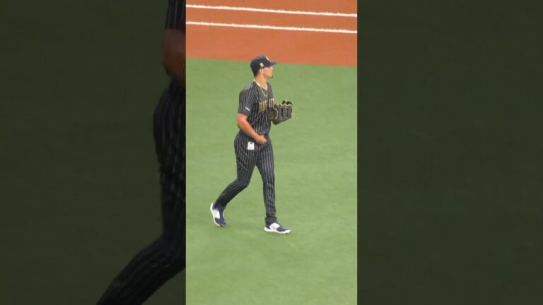 ルイス・カスティーヨ LUIS CASTILLO　リプレー検証プレーにプチリアクション　#オリックスバファローズ #shorts